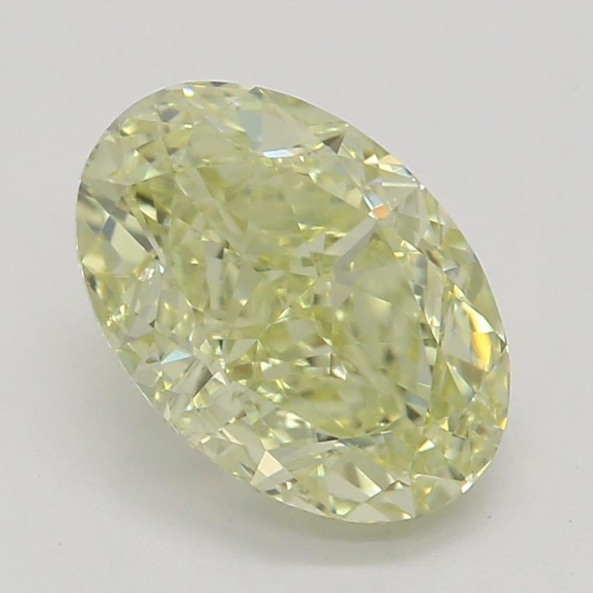 1.27 Ct. Fancy Light Yellow Oval Diamond