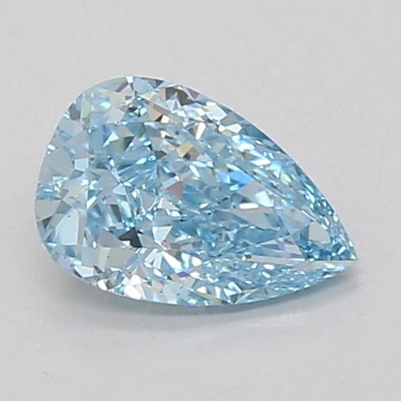 1.01 Ct. Fancy Vivid Blue Pear Lab Grown Diamond