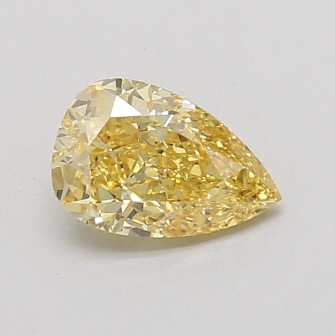 1.03 Ct. Fancy Vivid Yellow Pear Lab Grown Diamond