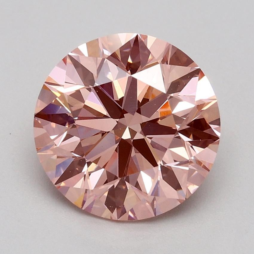 1.81 Ct. Fancy Intense Pink Round Lab Grown Diamond