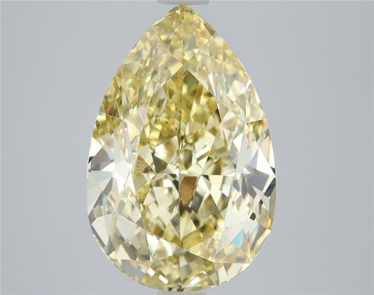 5.51 Ct. Fancy Intense Yellow Pear Lab Grown Diamond