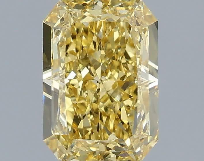 1.60 Ct. Fancy Intense Yellow Radiant Lab Grown Diamond