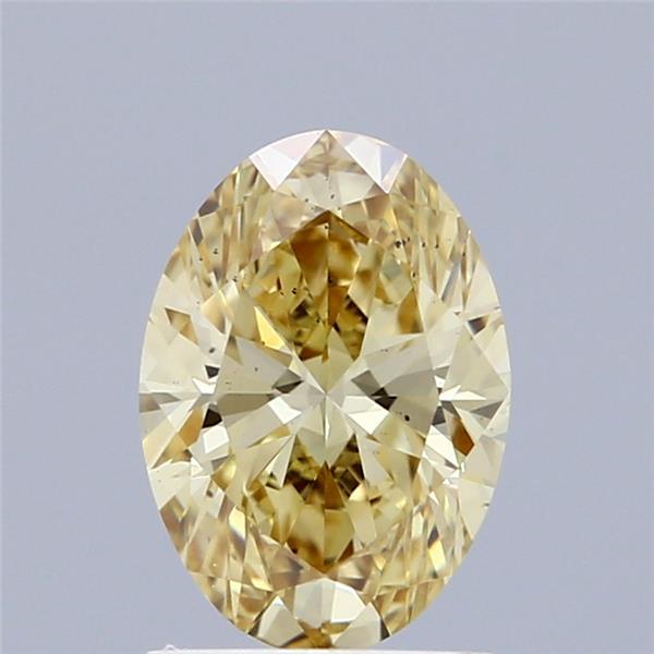 1.50 Ct. Fancy Intense Yellow Oval Lab Grown Diamond