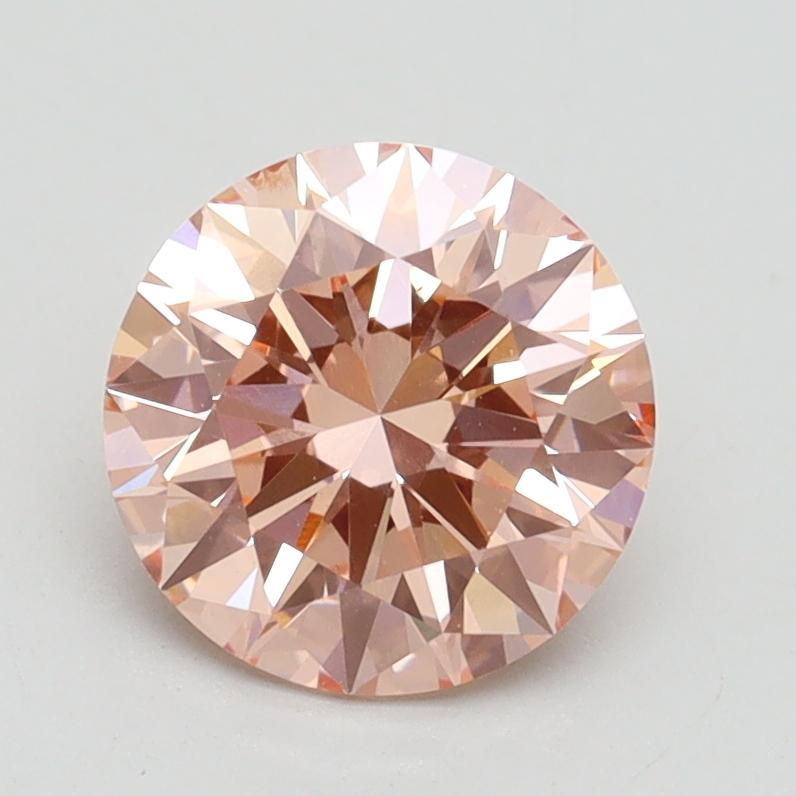 1.50 Ct. Fancy Intense Pink Round Lab Grown Diamond
