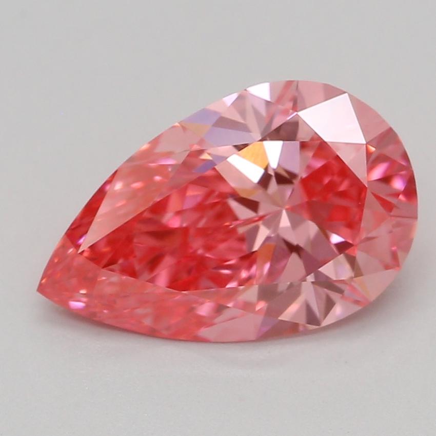 1.04 Ct. Fancy Vivid Pink Pear Lab Grown Diamond