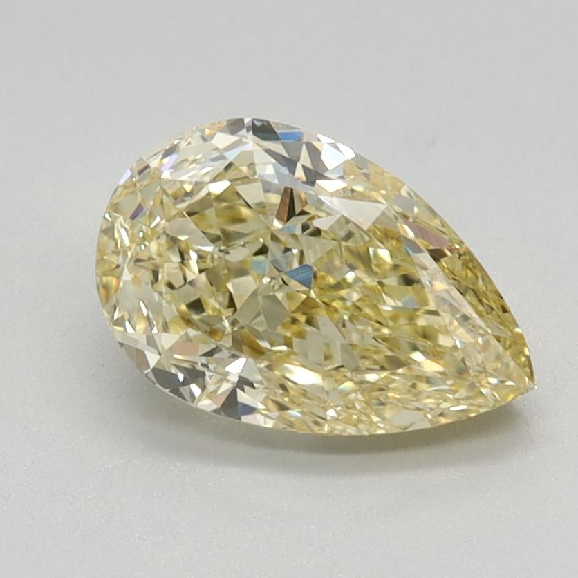 1.11 Ct. Fancy Intense Yellow Pear Lab Grown Diamond