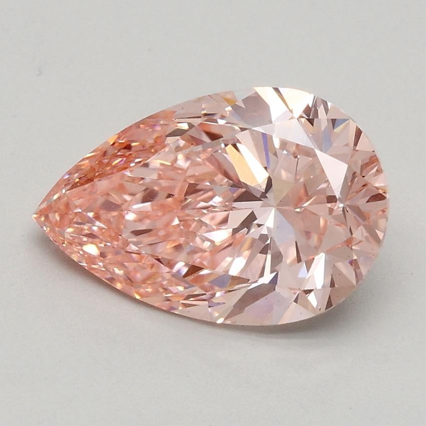 1.70 Ct. Fancy Intense Pink Pear Lab Grown Diamond