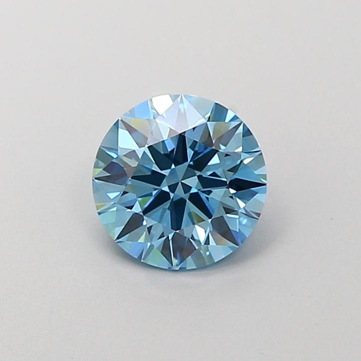 1.04 Ct. Fancy Vivid  Blue Round Lab Grown Diamond