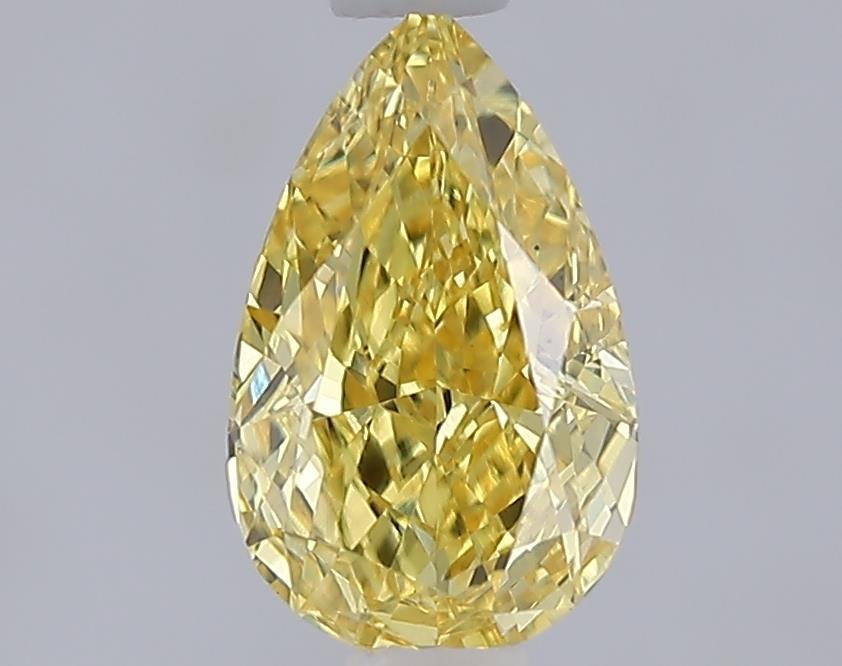 1.02 Ct. Fancy Vivid Yellow Yellow Pear Lab Grown Diamond