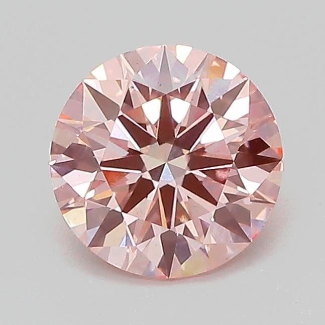 1.04 Ct. Fancy Intense Pink Round Lab Grown Diamond