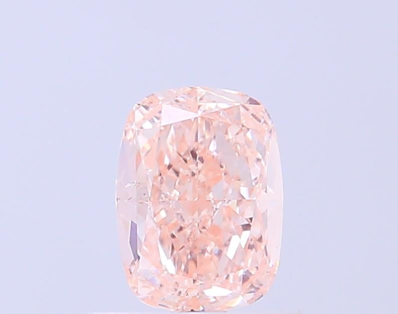 0.84 Ct. Fancy Light Pinkish Brown Cushion Lab Grown Diamond