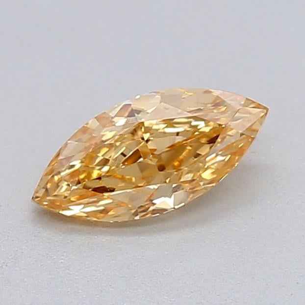0.31 Ct. Fancy Intense Brownish Orange Marquise Lab Grown Diamond