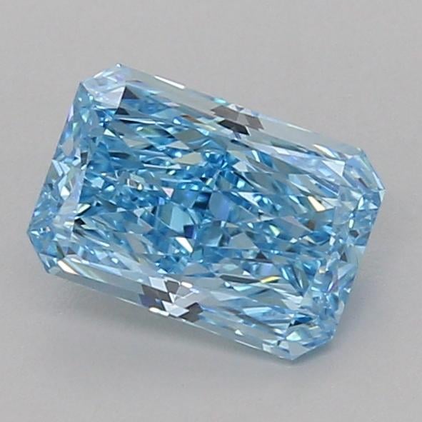 1.42 Ct. Fancy Vivid Blue Radiant Lab Grown Diamond