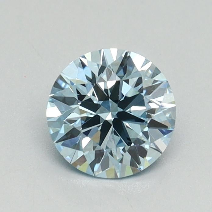 0.71 Ct. Fancy Intense Blue Round Lab Grown Diamond