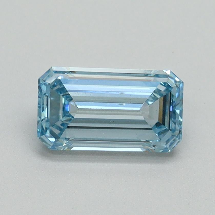 1.00 Ct. Fancy Intense Blue Emerald Lab Grown Diamond