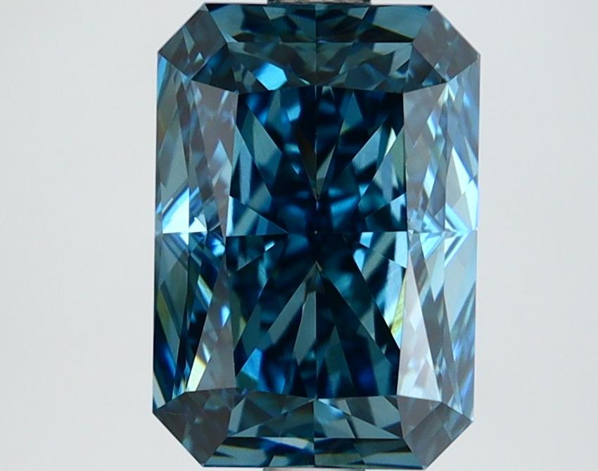 2.50 Ct. Fancy Vivid Blue Radiant Lab Grown Diamond