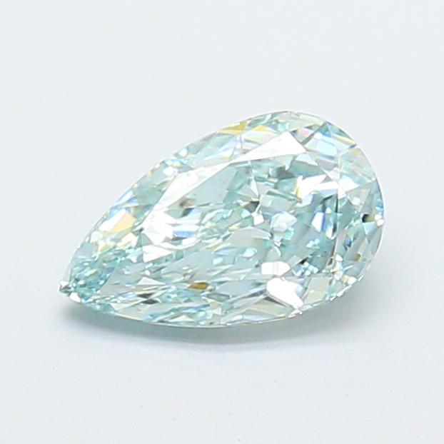 1.06 Ct. Fancy Intense  Green Pear Lab Grown Diamond