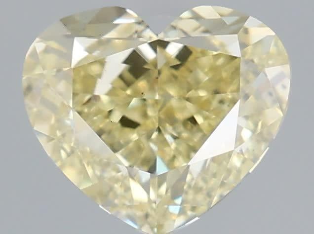 2.03 Ct. Fancy Yellow Heart Lab Grown Diamond