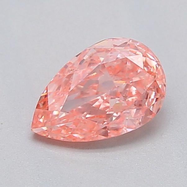 0.50 Ct. Fancy Vivid  Pink Pear Lab Grown Diamond