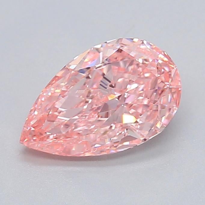 1.14 Ct. Fancy Vivid  Pink Pear Lab Grown Diamond