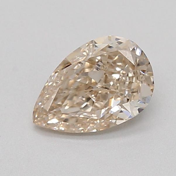 0.32 Ct. Very Light  Brown Pear Lab Grown Diamond