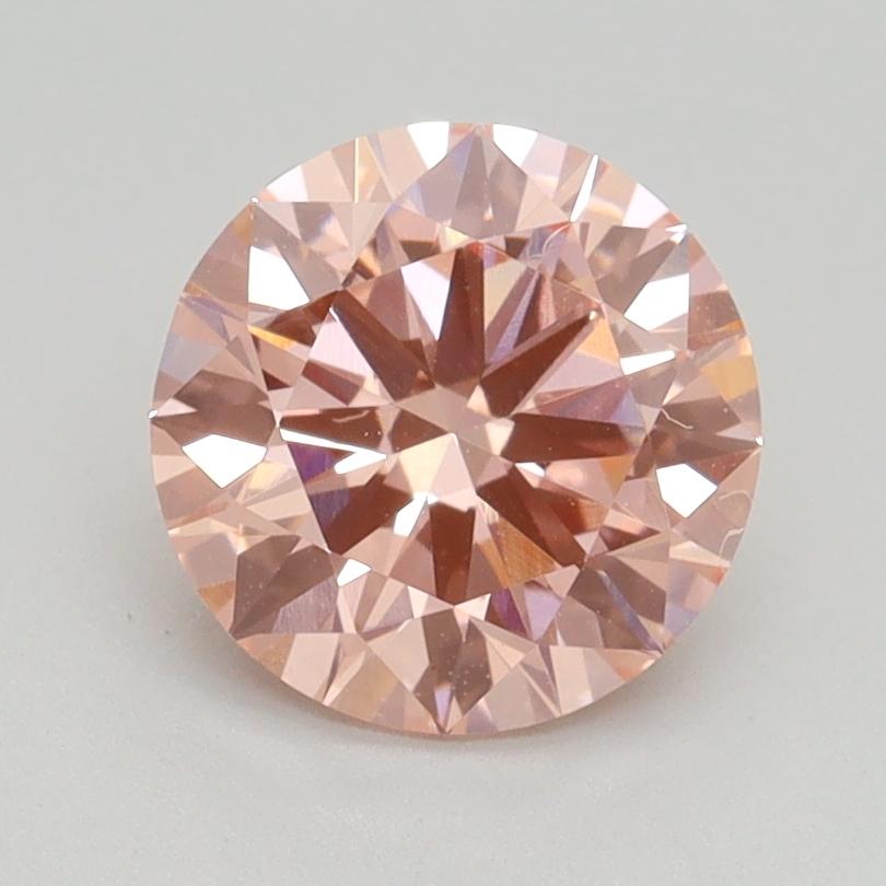 1.52 Ct. Fancy Intense Pink Round Lab Grown Diamond