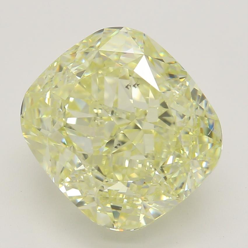 4.03 Ct. Fancy Yellow Cushion Diamond