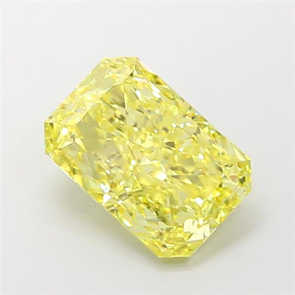 3.07 Ct. Fancy Intense Yellow Radiant Lab Grown Diamond