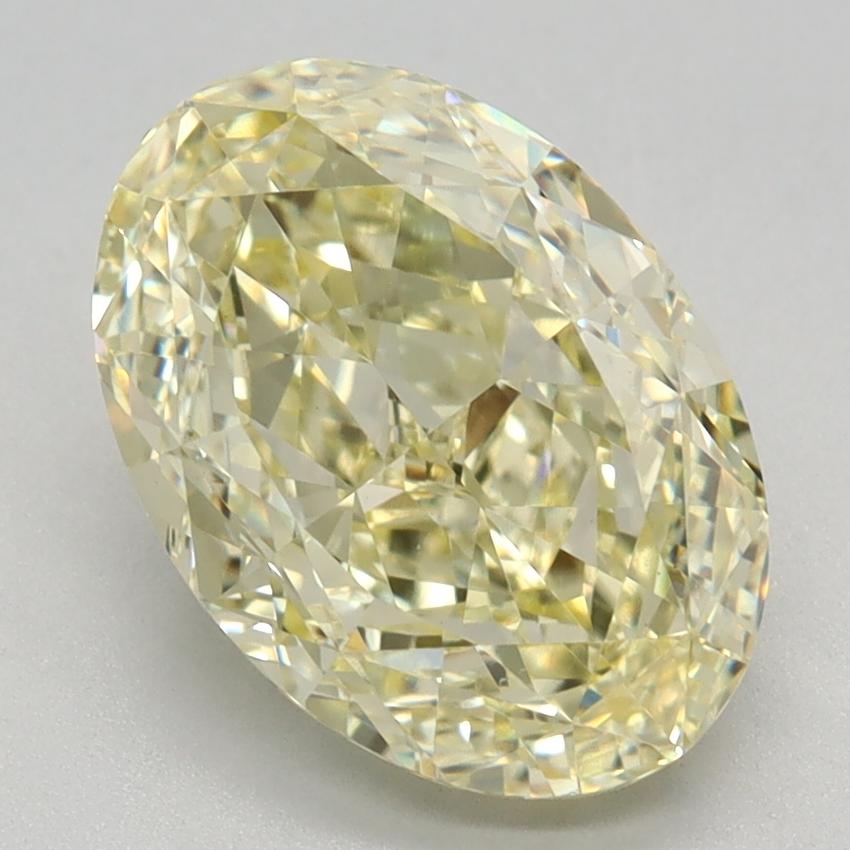 2.55 Ct. Fancy Intense Yellow Oval Lab Grown Diamond