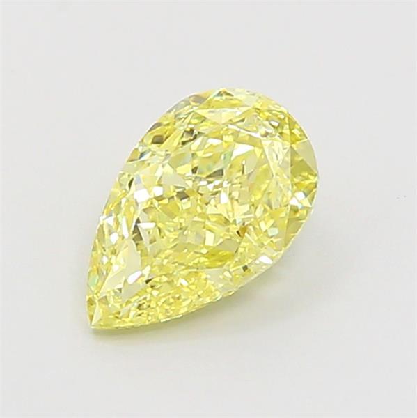 1.01 Ct. Fancy Intense Yellow Pear Lab Grown Diamond