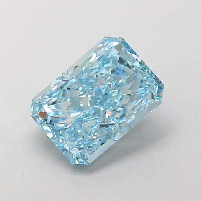 1.75 Ct. Fancy Vivid  Blue Radiant Lab Grown Diamond