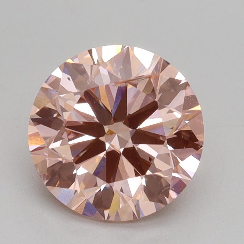 2.00 Ct. Fancy Intense Pink Round Lab Grown Diamond