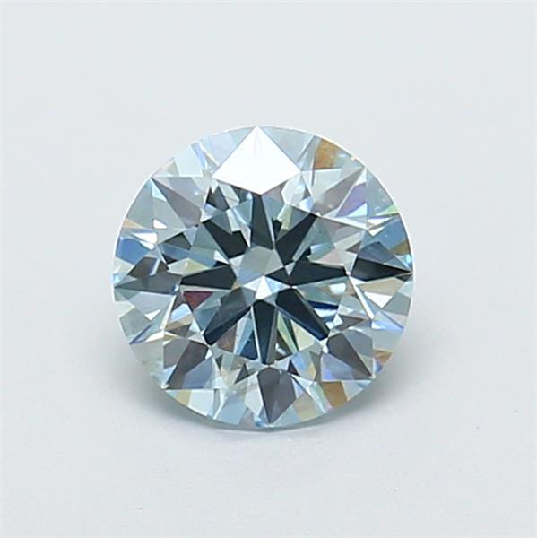 1.06 Ct. Fancy  Blue Round Lab Grown Diamond
