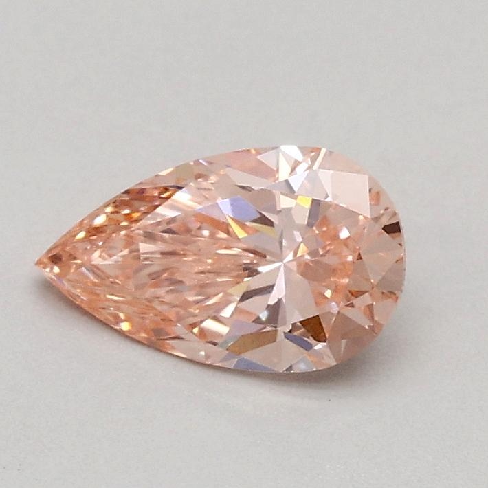 0.40 Ct. Fancy Intense Pink Pear Lab Grown Diamond