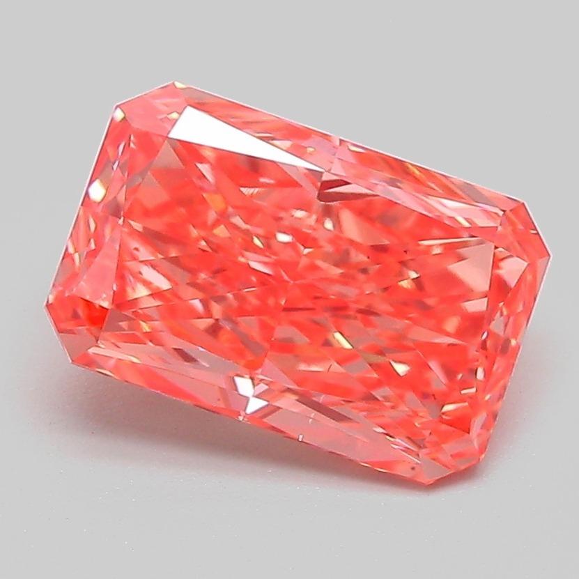2.00 Ct. Fancy Vivid  Pink Radiant Lab Grown Diamond