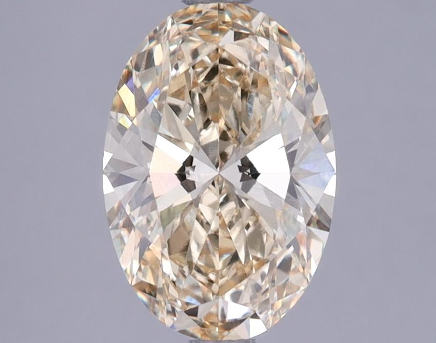 1.93 Ct. Fancy Yellow Oval Lab Grown Diamond