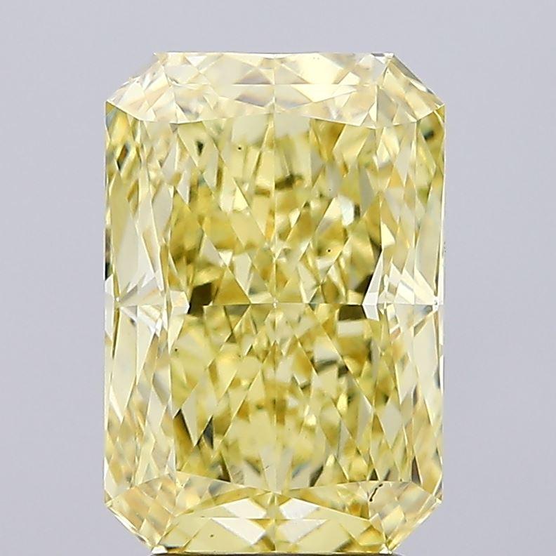 3.85 Ct. Fancy Intense Yellow Radiant Lab Grown Diamond