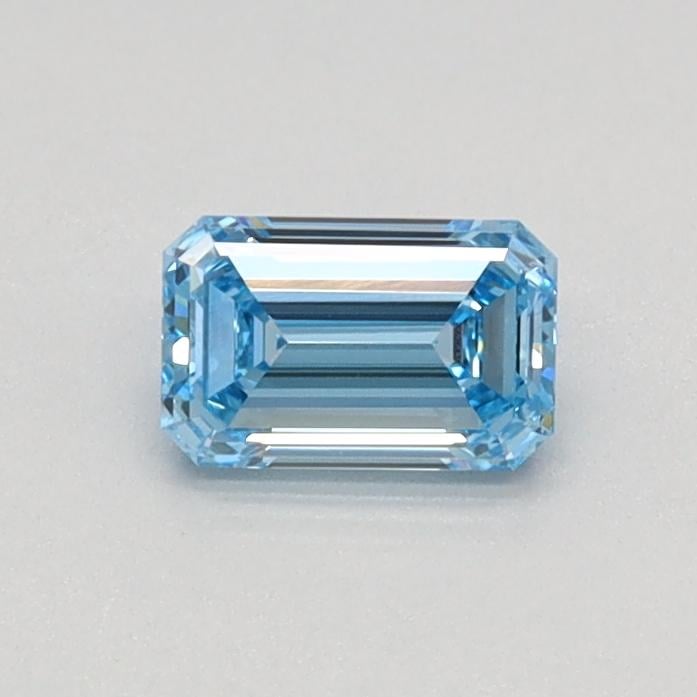 0.34 Ct. Fancy Intense Blue Emerald Lab Grown Diamond