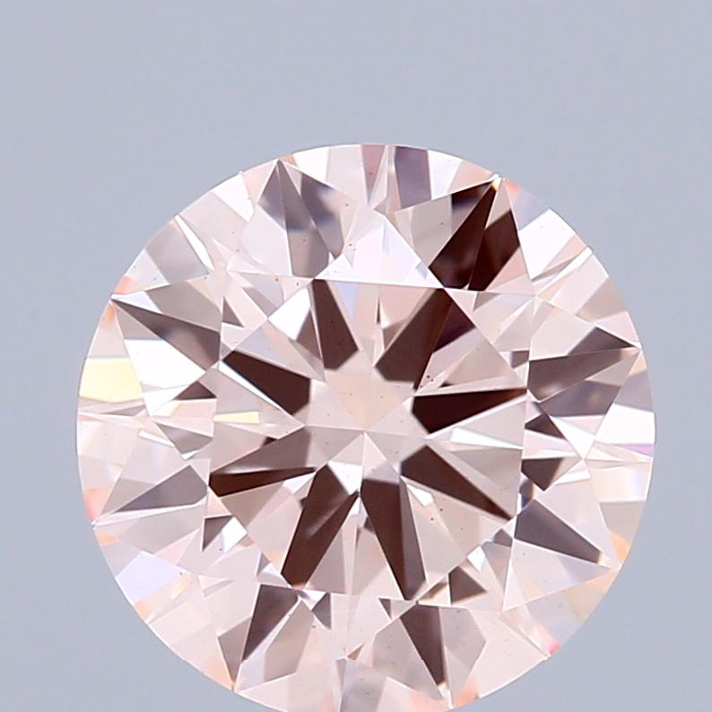 1.92 Ct. Fancy Pink Round Lab Grown Diamond