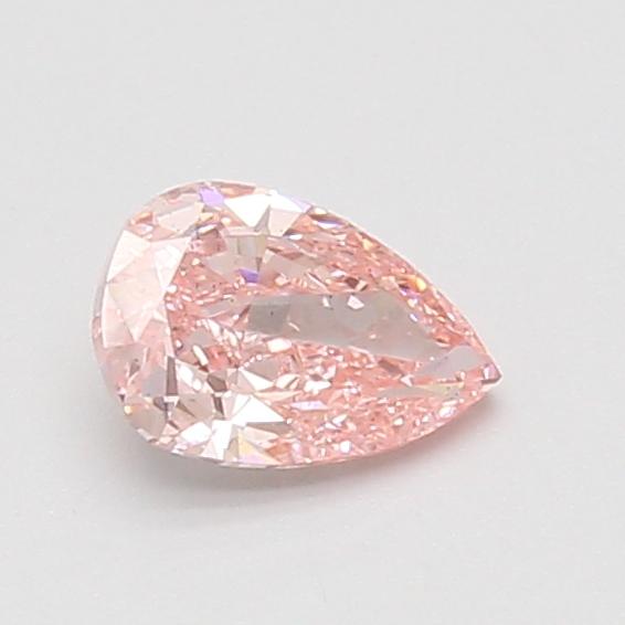 0.60 Ct. Fancy Vivid Pink Pear Lab Grown Diamond