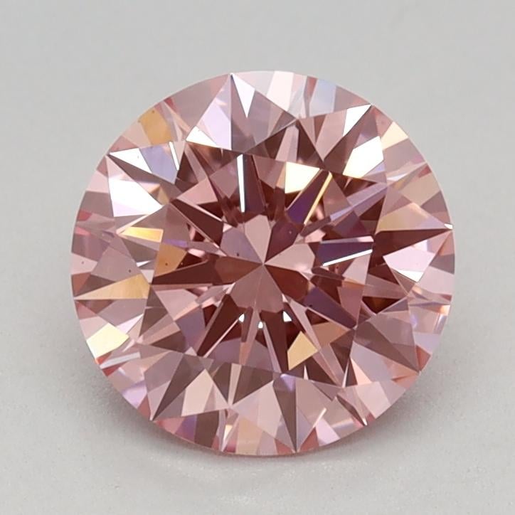 0.95 Ct. Fancy Vivid Pink Round Lab Grown Diamond