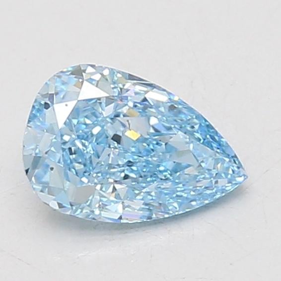 1.04 Ct. Fancy Vivid Blue Pear Lab Grown Diamond