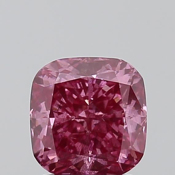 1.74 Ct. Fancy Vivid Pink Cushion Lab Grown Diamond