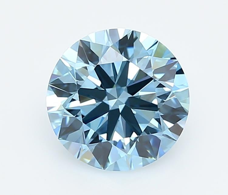 1.92 Ct. Fancy Vivid  Blue Round Lab Grown Diamond