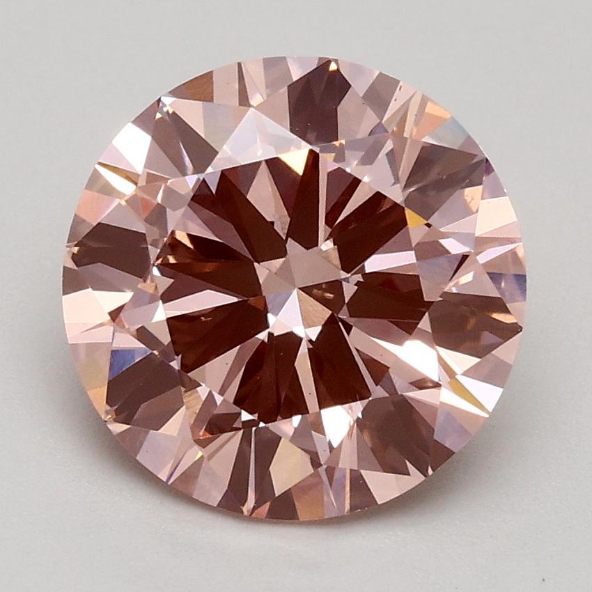 2.00 Ct. Fancy Pink Round Lab Grown Diamond