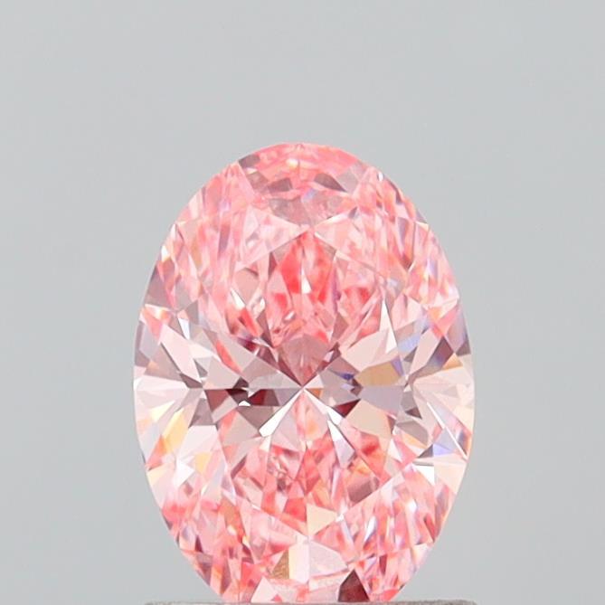 1.28 Ct. Fancy Vivid  Pink Oval Lab Grown Diamond