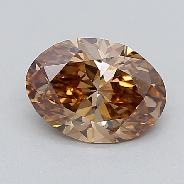 1.09 Ct. Fancy Light  Brown Oval Lab Grown Diamond