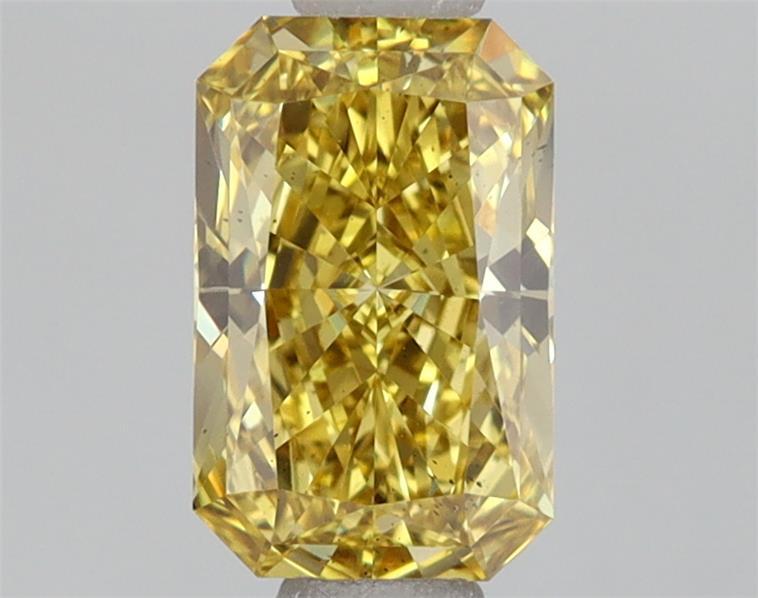 1.02 Ct. Fancy Vivid Yellow Radiant Lab Grown Diamond
