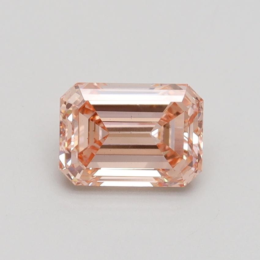 1.00 Ct. Fancy Intense Pink Emerald Lab Grown Diamond