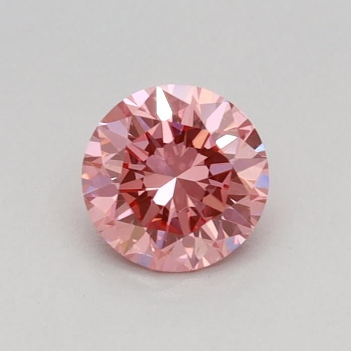 0.34 Ct. Fancy Vivid Pink Round Lab Grown Diamond